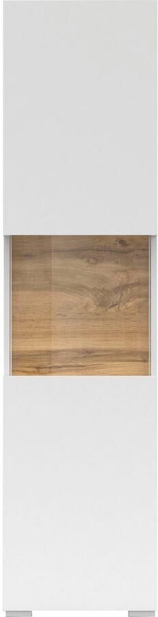 INOSIGN Vitrinekast Ava breedte 36 cm hangend en staand te monteren moderne greeploze vitrinekast hoge kast met hoekverglazing - Foto 8