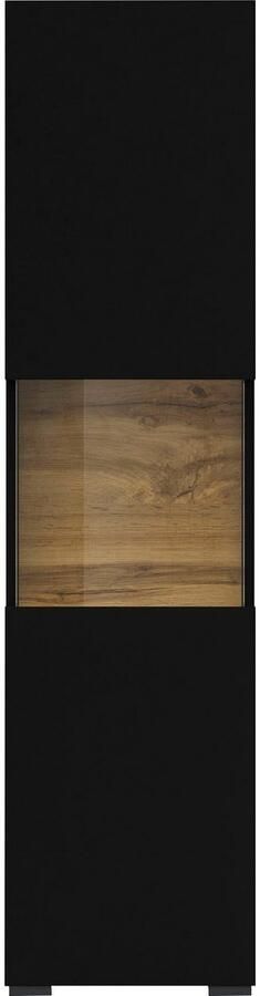 INOSIGN Vitrinekast Ava breedte 36 cm hangend en staand te monteren moderne greeploze vitrinekast hoge kast met hoekverglazing - Foto 7