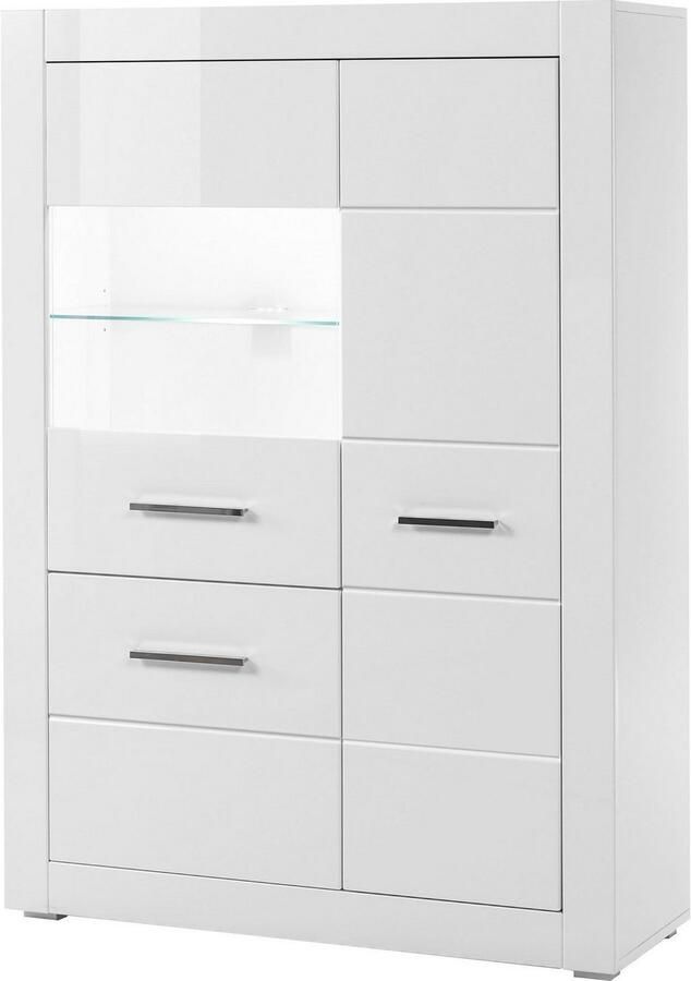 INOSIGN Vitrinekast Bianco Hoogte 142 cm - Foto 3
