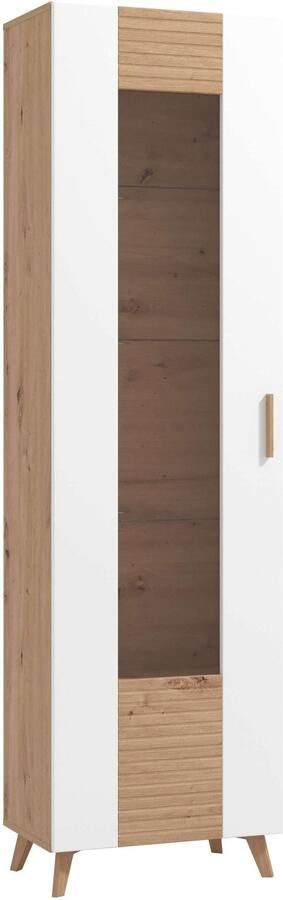 INOSIGN Vitrinekast Bretagna vitrinekast staande vitrine showcase in trendy kleuren glazen deur in verschillende varianten verkrijgbaar - Foto 2