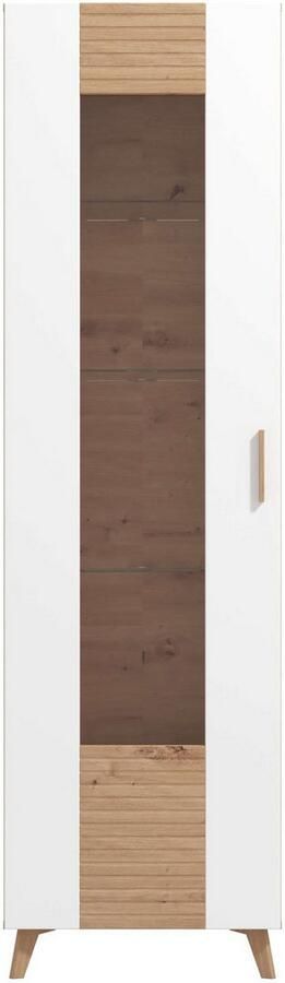 INOSIGN Vitrinekast Bretagna vitrinekast staande vitrine showcase in trendy kleuren glazen deur in verschillende varianten verkrijgbaar - Foto 4