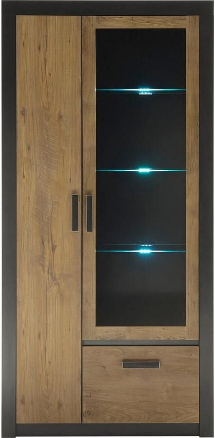 INOSIGN Vitrinekast BRÜGGE Glasvitrine opbergruimte vitrine staande vitrine hoogte ca. 192 cm - Foto 4