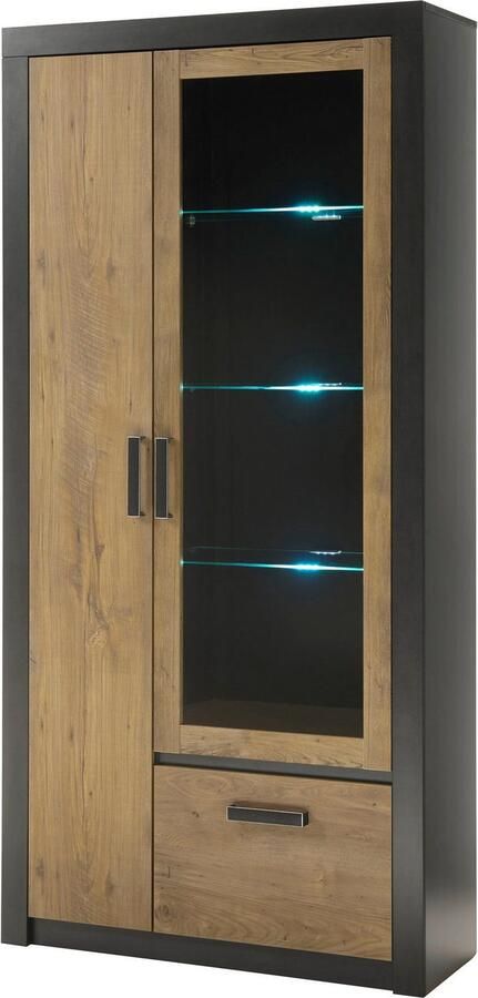 INOSIGN Vitrinekast BRÜGGE Glasvitrine opbergruimte vitrine staande vitrine hoogte ca. 192 cm - Foto 5