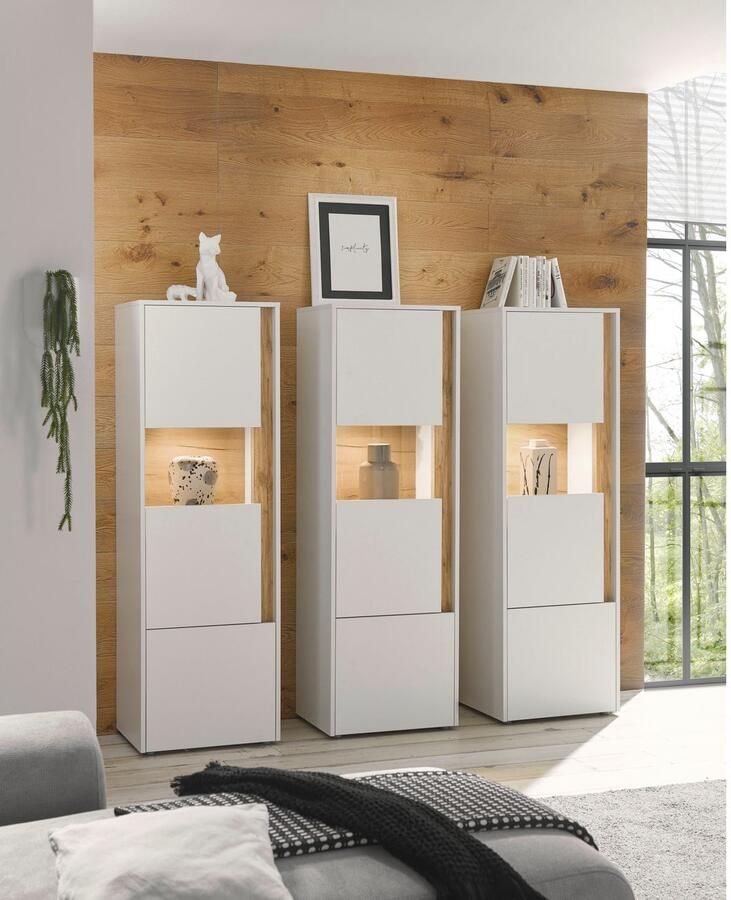 INOSIGN Vitrinekast City Giron moderne hoge kast glazen vitrine