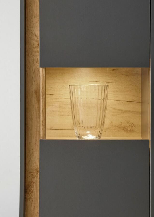 INOSIGN Vitrinekast City Giron moderne hoge kast glazen vitrine tijdloos modern voldoende opbergruimte veelzijdig inzetbaar - Foto 5