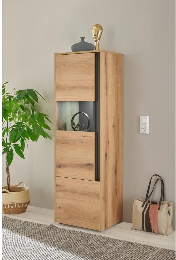 INOSIGN Vitrinekast City Giron moderne hoge kast glazen vitrine - Foto 4