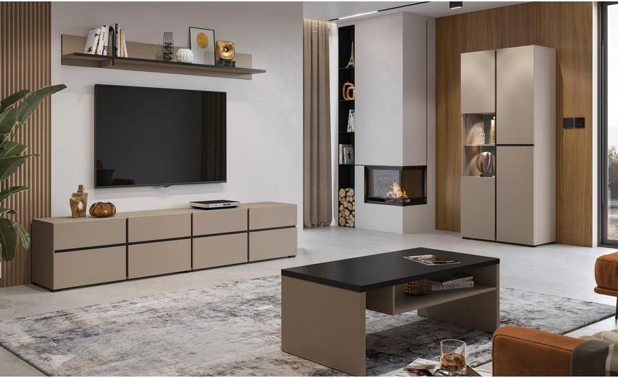 INOSIGN Wandrek Cross Breedte 180 cm moderne wandplank