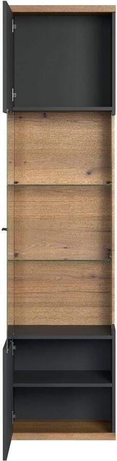 INOSIGN Vitrinekast GALWAY Woonkamer vitrine in ribbellook en royale presentatieoppervlak - Foto 8