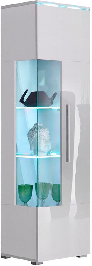 INOSIGN Vitrinekast India hoogte 160 cm stijlvolle vitrinekast met verstelbare glasplateaus - Foto 2