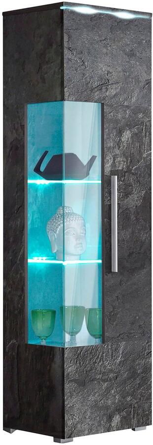 INOSIGN Vitrinekast India hoogte 160 cm stijlvolle vitrinekast met verstelbare glasplateaus - Foto 3