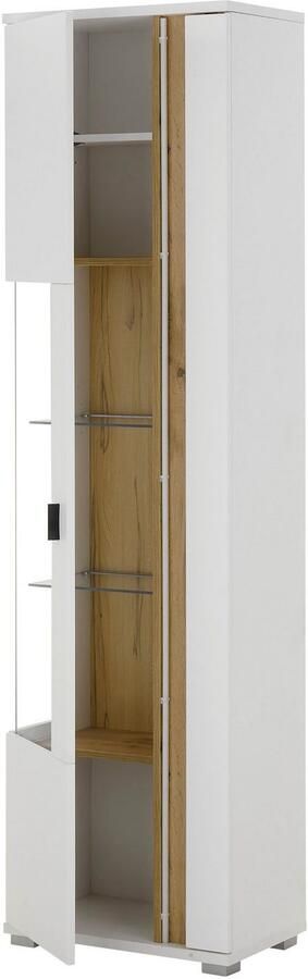INOSIGN Vitrinekast Long Island in moderne trendkleur inclusief verticale verlichting breedte 55 cm (1 stuk) - Foto 3