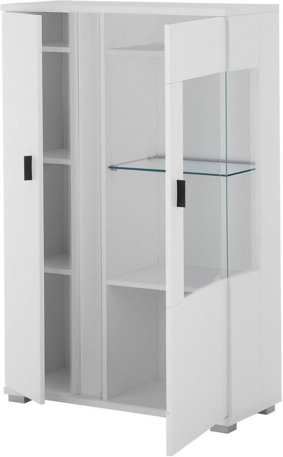 INOSIGN Vitrinekast LONG ISLAND opberghangkast in moderne trendkleur inclusief verticale verlichting breedte 80 cm (1 stuk) - Foto 5