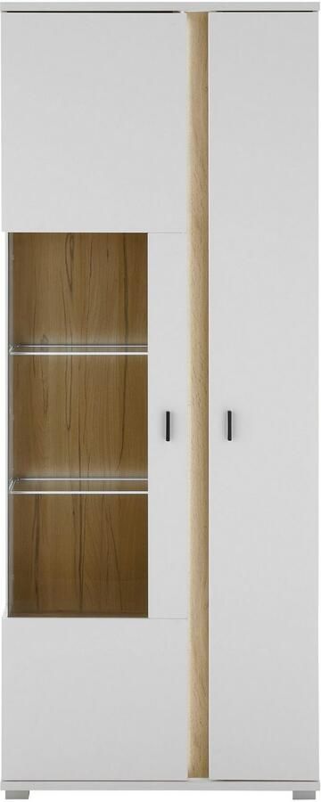 INOSIGN Vitrinekast LONG ISLAND opberghangkast in moderne trendkleur inclusief verticale verlichting breedte 80 cm (1 stuk) - Foto 5