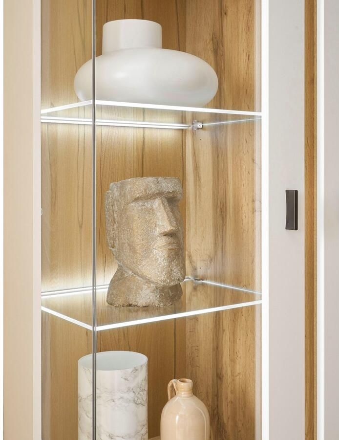 INOSIGN Wandmeubel Long Island in moderne trendkleur inclusief verticale verlichting breedte 330 cm (set 4-delig) - Foto 4