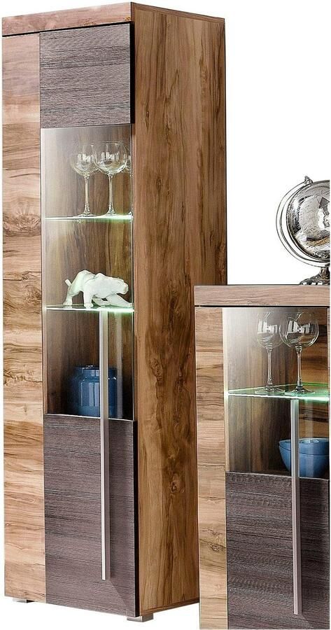 INOSIGN Vitrinekast Roger hoogte 160 cm stijlvolle vitrinekast met verstelbare glasplateaus - Foto 2