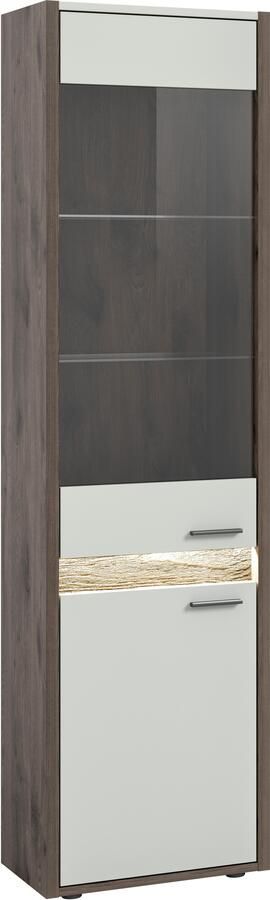 INOSIGN Vitrinekast Treviso Hoogte 198 cm incl. Frontverlichting 2 deuren 2 Glasplanken - Foto 4