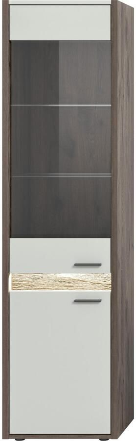 INOSIGN Vitrinekast Treviso Hoogte 198 cm incl. Frontverlichting 2 deuren 2 Glasplanken - Foto 2