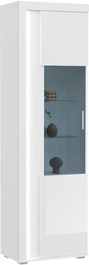 INOSIGN Vitrinekast Viborg Hoogte 202 cm inclusief verticale frontverlichting links rechts monteerbaar - Foto 7