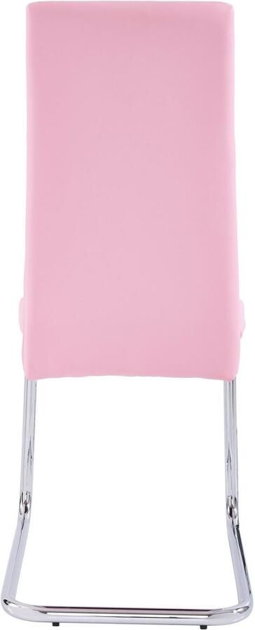 INOSIGN Vrijdragende stoel Adora (2 of set van 4) bekleding in imitatieleer verchroomd metalen frame (set) - Foto 10