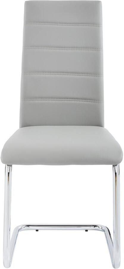 INOSIGN Vrijdragende stoel Adora (2 of set van 4) bekleding in imitatieleer verchroomd metalen frame (set) - Foto 6