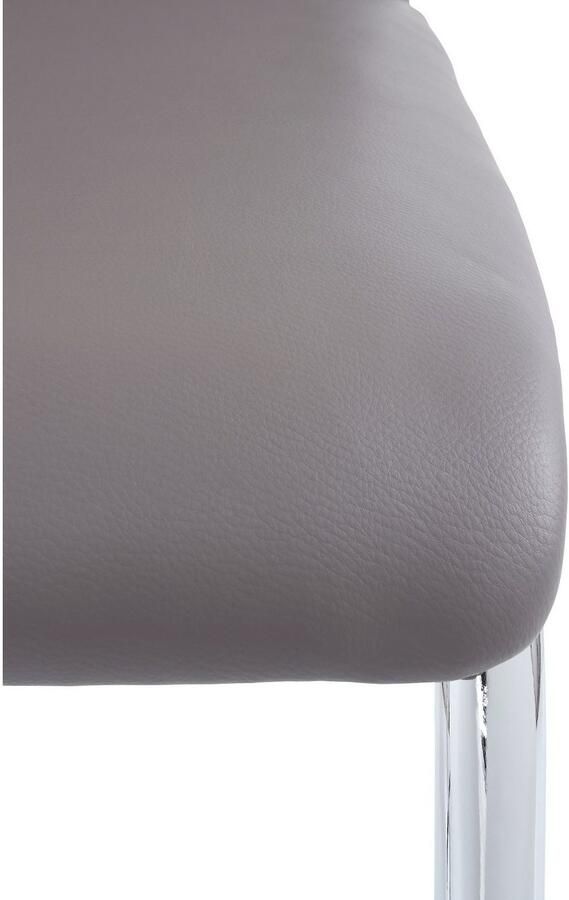 INOSIGN Vrijdragende stoel Adora (2 of set van 4) bekleding in imitatieleer verchroomd metalen frame (set) - Foto 5