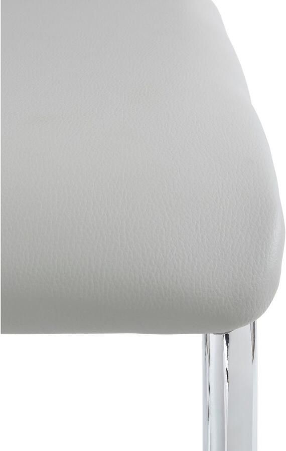 INOSIGN Vrijdragende stoel Adora (2 of set van 4) bekleding in imitatieleer verchroomd metalen frame (set) - Foto 3