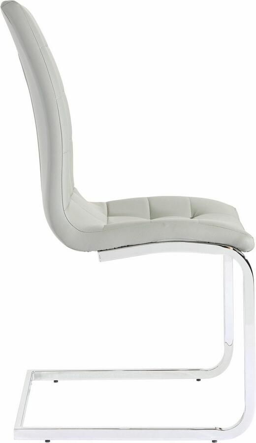INOSIGN Vrijdragende stoel Lola set van 2 of 4 bekleding van imitatieleer of fluweelstof chroom metalen frame (set) - Foto 9