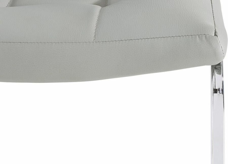 INOSIGN Vrijdragende stoel Lola set van 2 of 4 bekleding van imitatieleer of fluweelstof chroom metalen frame (set) - Foto 2