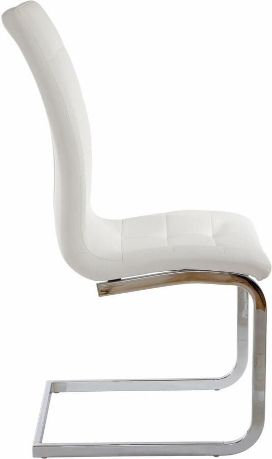 INOSIGN Vrijdragende stoel Lola set van 2 of 4 bekleding van imitatieleer of fluweelstof chroom metalen frame (set) - Foto 11