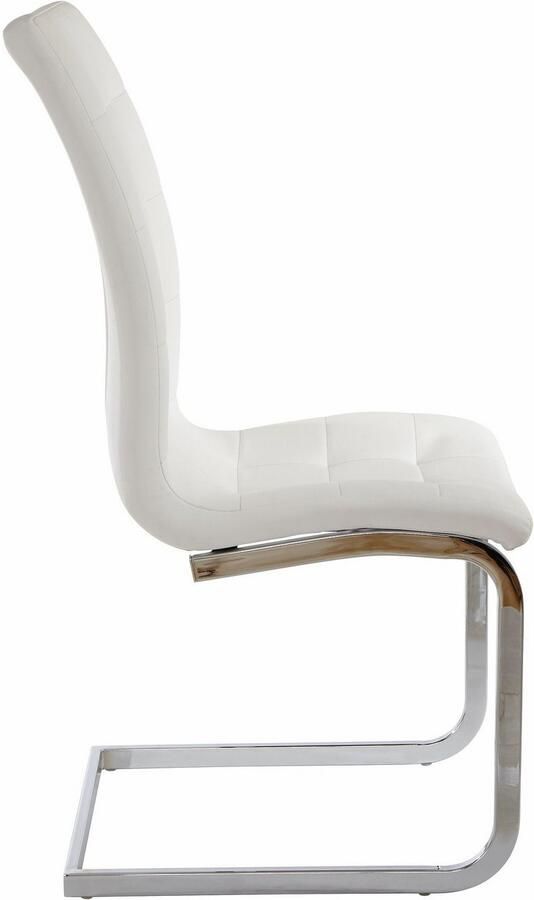 INOSIGN Vrijdragende stoel Lola set van 2 of 4 bekleding van imitatieleer of fluweelstof chroom metalen frame (set) - Foto 12