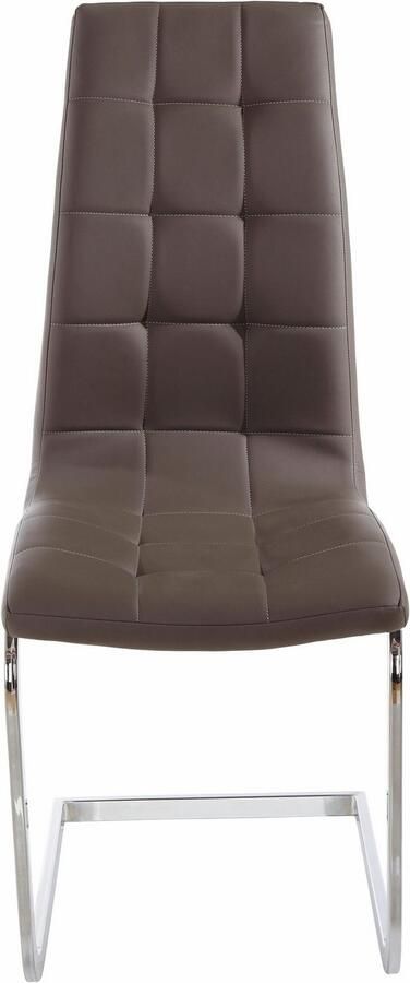 INOSIGN Vrijdragende stoel Lola set van 2 of 4 bekleding van imitatieleer of fluweelstof chroom metalen frame (set) - Foto 12