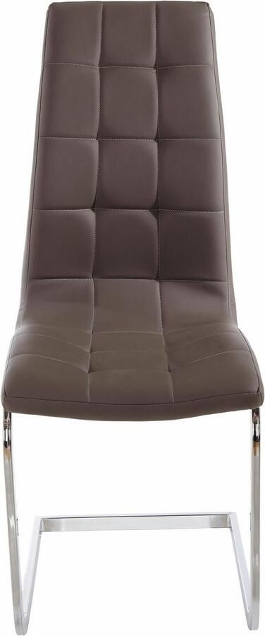 INOSIGN Vrijdragende stoel Lola set van 2 of 4 bekleding van imitatieleer of fluweelstof chroom metalen frame (set) - Foto 12