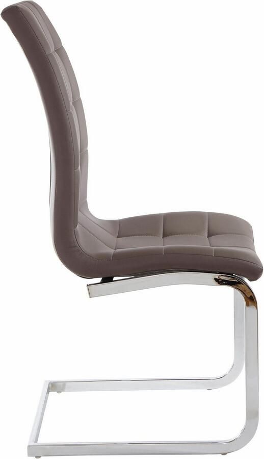 INOSIGN Vrijdragende stoel Lola set van 2 of 4 bekleding van imitatieleer of fluweelstof chroom metalen frame (set) - Foto 10