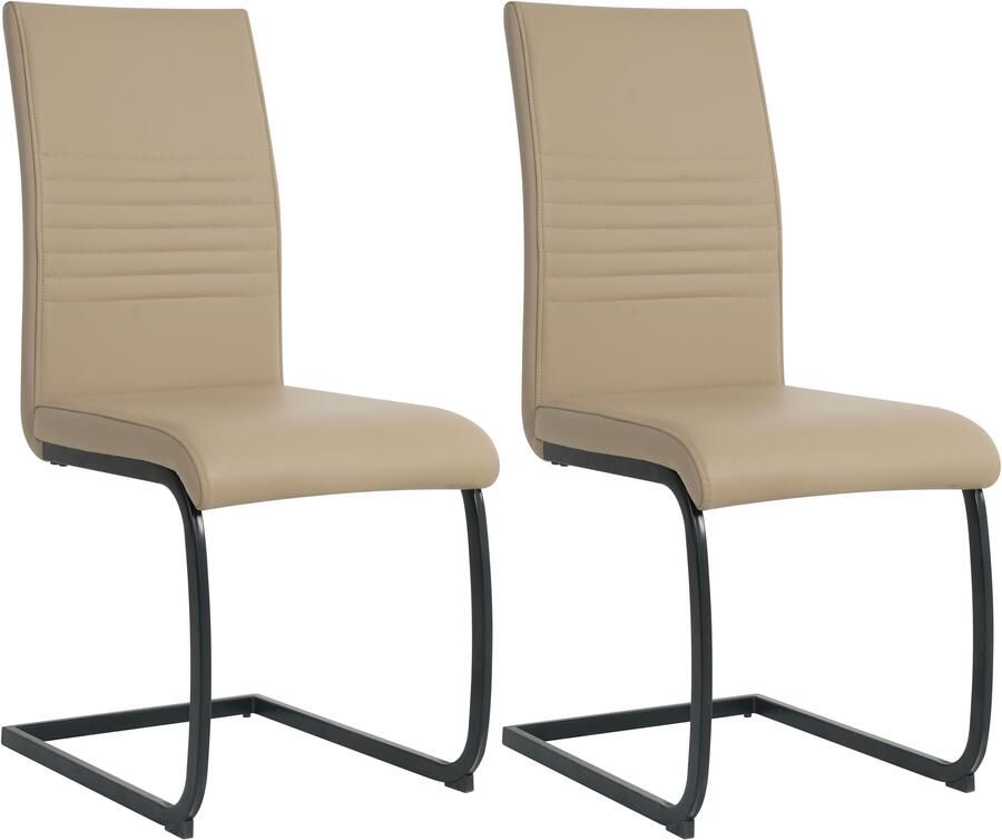 INOSIGN Vrijdragende stoel met golfvering (set 2 stuks) - Foto 9