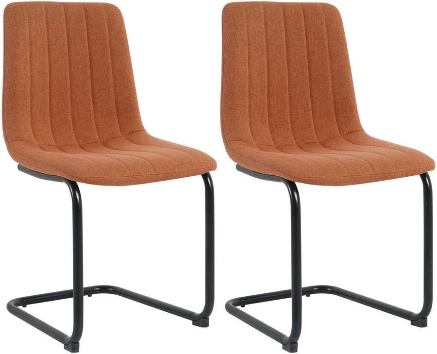 INOSIGN Vrijdragende stoel met vrijschommelend frame (set 2 stuks)