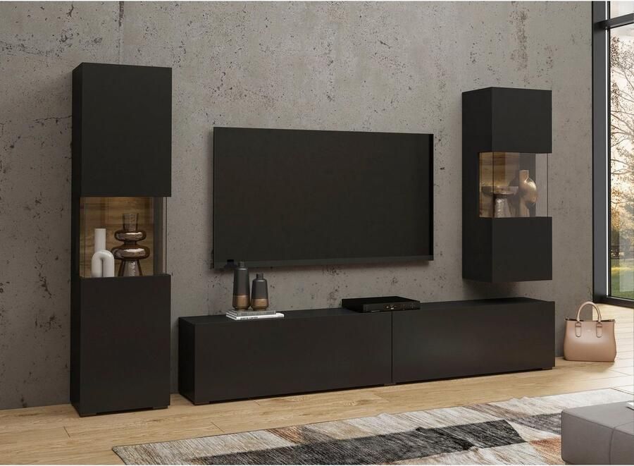 INOSIGN Wandmeubel Ava woonkamer-set hangend staand te monteren vitrinekast lowboard - Foto 7