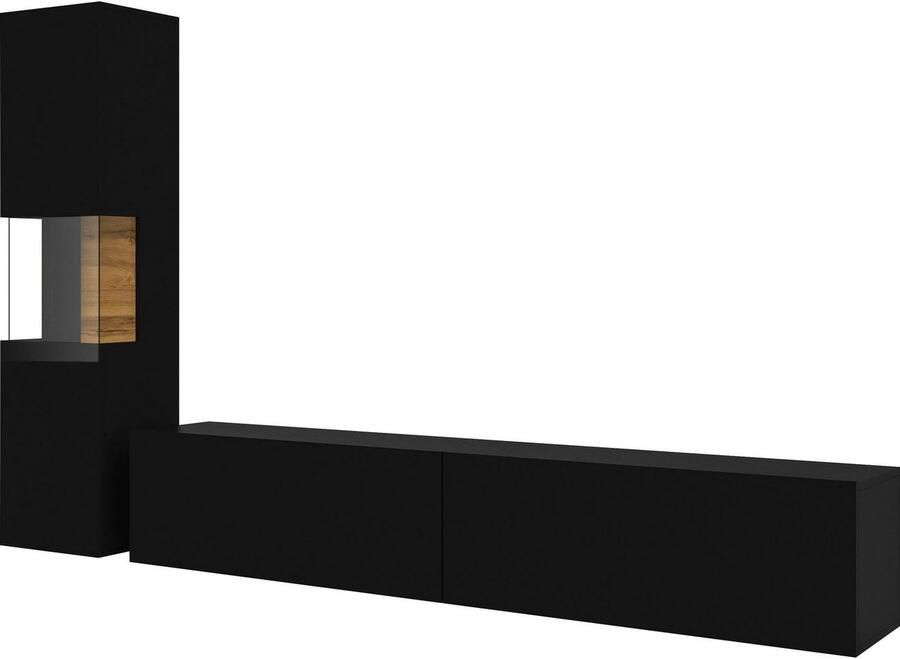 INOSIGN Wandmeubel Ava woonkamer-set hangend staand te monteren vitrinekast lowboard - Foto 5
