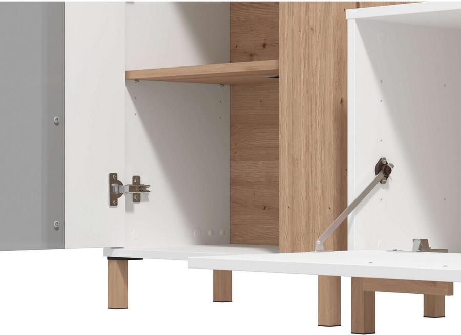 INOSIGN Wandmeubel Bastia woonwand mediawand aanbouwwand met MDF-profielen breedte 281 cm (complete set 4-delig) - Foto 2