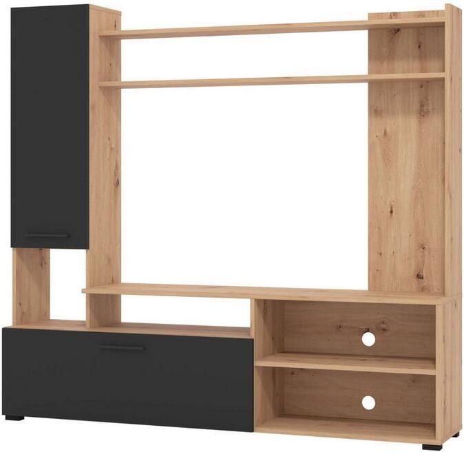 INOSIGN Wandmeubel Braga woonwand mediawand aanbouwwand voor TV tot 60' breedte 169 cm (complete set 3-delig) - Foto 7