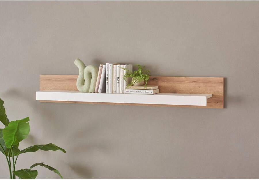 INOSIGN Wandmeubel Brixen moderne opbouwwand woonkamer set eik Evoke decor met wit (set 4-delig) - Foto 6