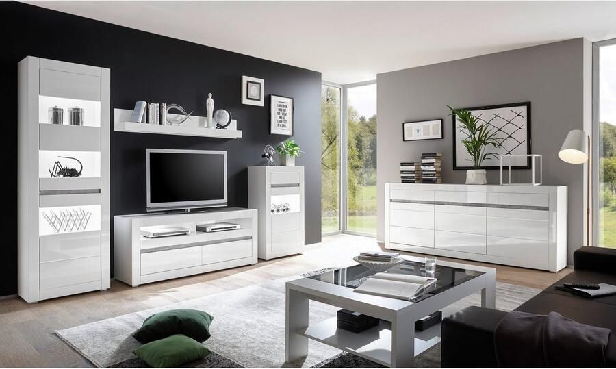 INOSIGN Wandmeubel Carat wordt geleverd met twee latten 1 x grijs 1 x wit (set 4 stuks) - Foto 6