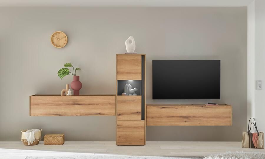 INOSIGN Wandmeubel City Giron moderne wandmeubel complete set in vele kleuren verkrijgbaar (set 3-delig) - Foto 8