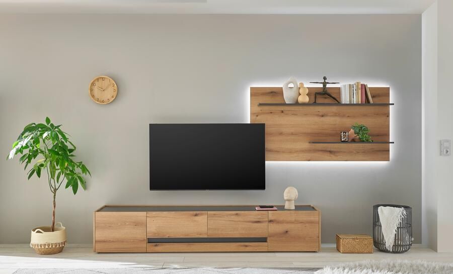 INOSIGN Wandmeubel City Giron moderne wandmeubel complete set in vele kleuren verkrijgbaar (set 2-delig) - Foto 8