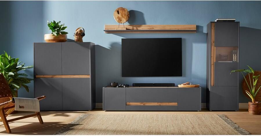 INOSIGN Wandmeubel GIRON (set 4 stuks) breedte ca. 350 cm moderne woonkamer-set in 2 kleuren - Foto 12