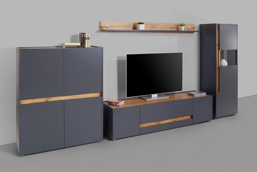 INOSIGN Wandmeubel GIRON (set 4-delig) breedte ca. 350 cm moderne woonkamer-set in 2 kleuren - Foto 6