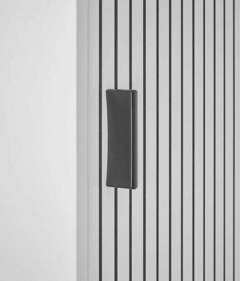 INOSIGN Multifunctionele kast Hudson in moderne trendkleur handgrepen van metaal (zwart) hoogte 120 cm - Foto 2