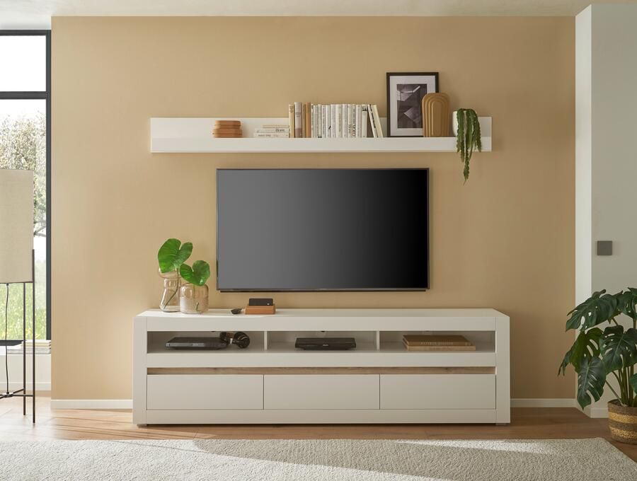 INOSIGN Wandmeubel in Mat Wit Woonkamer-set met verwisselbare front (set 2-delig) - Foto 8