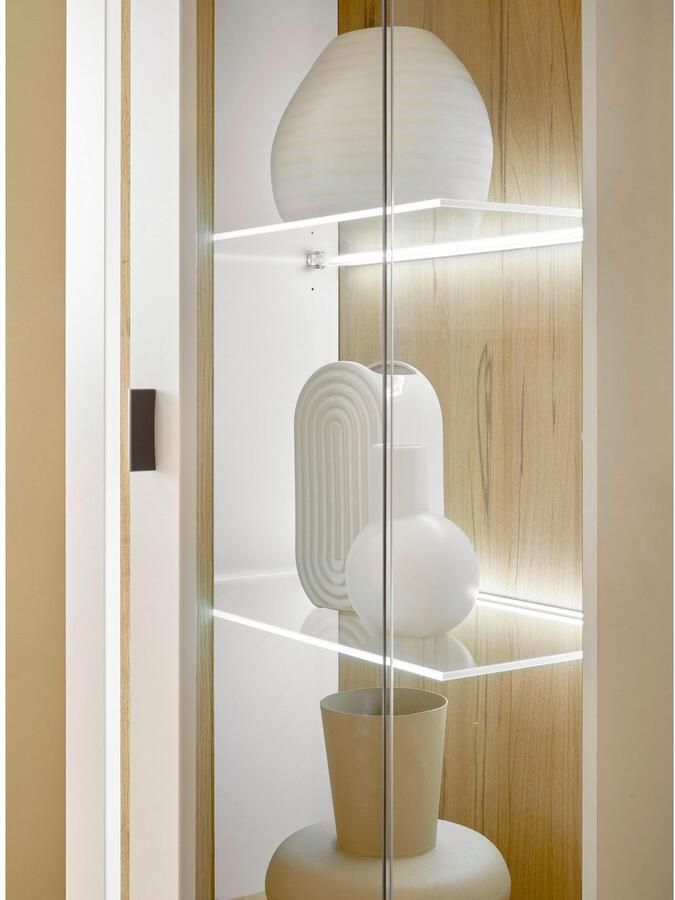 INOSIGN Wandmeubel Long Island in moderne trendkleur inclusief verticale verlichting breedte 330 cm (set 4-delig) - Foto 4