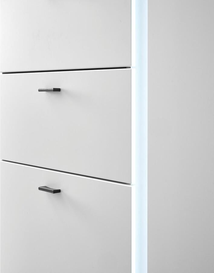 INOSIGN Wandmeubel Long Island in moderne trendkleur inclusief verticale verlichting breedte 260 cm (set 3-delig) - Foto 5