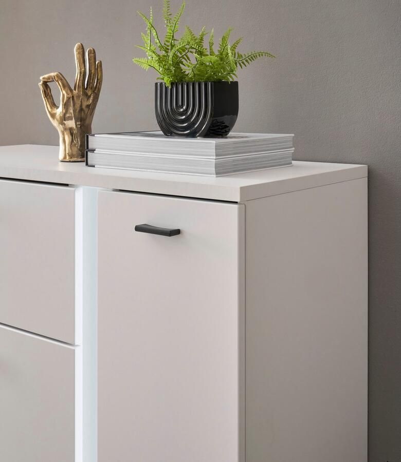 INOSIGN Wandmeubel Long Island in moderne trendkleur inclusief verticale verlichting breedte 260 cm (set 3-delig)